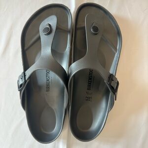 Birkenstock Gray EVA Gizeh-Style Thong Sandals